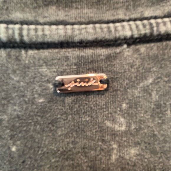 PINK Victoria's Secret Charcoal Short Sleeve Dress - Picture 4 of 4